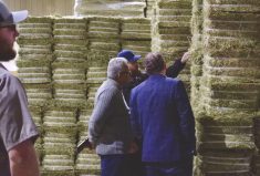 Barry Schmitt and his sons at Barr-Ag in Olds, Alberta, hosted delegates on an Al Dhara inbound trade mission this spring.