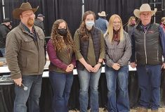 L to R: Dale Weinbender, Regan McLeod, Haley Rosso, Kailey Wirsta, Craig Scott.