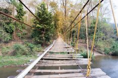 File photo of a suspension footbridge in Thailand. (Tinnakorn Jorruang/iStock/Getty Images)
