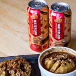 A November photo from Waterloo Brewing’s company blog promoting its “apple crumble porter” from its 2022 Signature Series Winter Collection. (WaterlooBrewing.com)