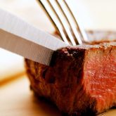 One study used laboratory measurements and eight trained sensory panellists to compare the eating quality of 100 dark-cutting steaks to 100 normal steaks.