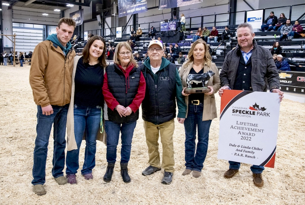 Dale and Linda Chibri and family, and Janice Harasmychuk.