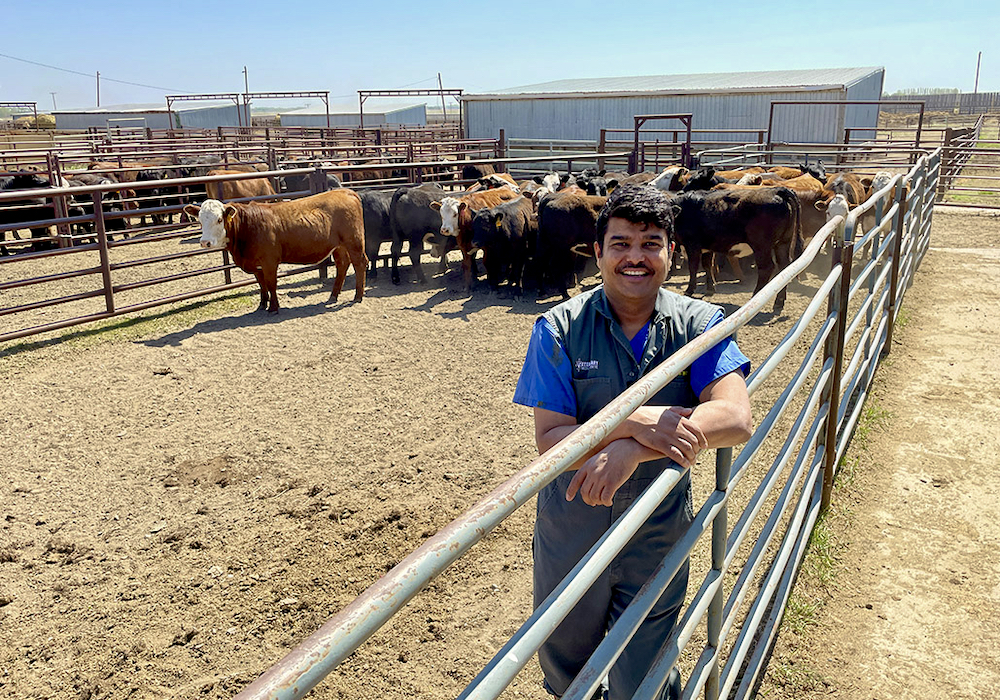 Dr. Dinesh Dadarwal (DVM, PhD, Diplomate ACT) will participate in a study at the LFCE, looking at the use of “ag-tech” to track cows during the calving season.