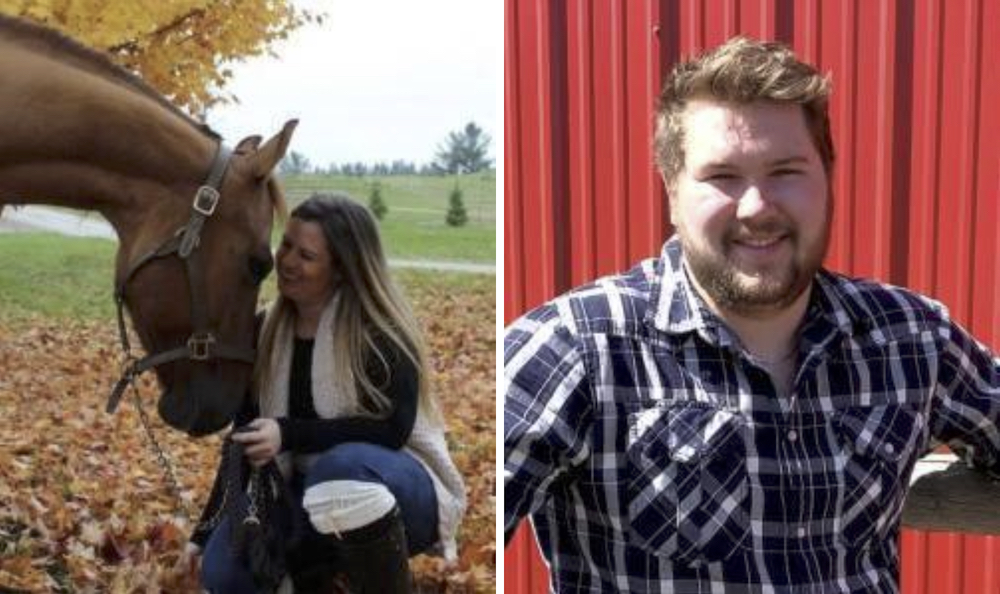 Holly McGill (left), and James Kinley.