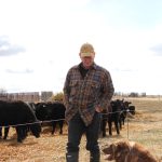 Sean McGrath at Round Rock Ranching near Vermilion, Alta.