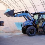 New Holland’s T4 Electric Power utility tractor. (Photo courtesy CNH)
