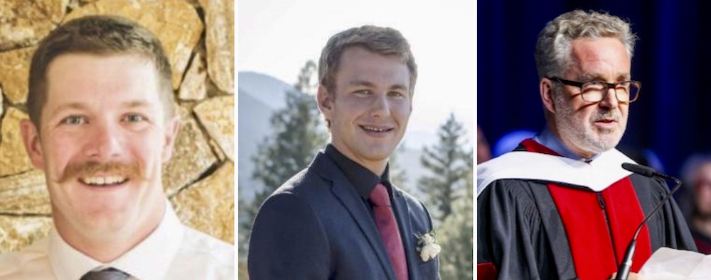 Left to right: Russell Gallelli, Tyson Ringdal, and Dr. Jay Cross.