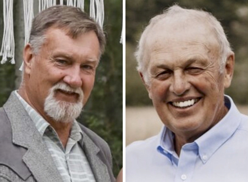 Mitch Jones (l) and Brian Walker.