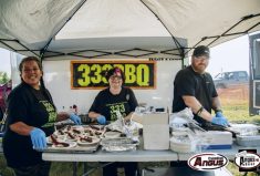 First-place team “333GAB” paired the Canadian Angus Association’s Genuine Angus Beef program with Nathan Richter from 333BBQ.