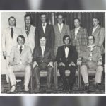 1976 board: Back row, L to R: Stuart Robertson, Scott Rogerson, Dick Kimmel, Ron Leisemer, Roy Como and Don Gibson. Front row: Ray Depalme, Eric Proppe, Joe Drisdale, Dale Boulton. Missing from photo: Scott Palmer and Gerald Dixon.
