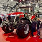 The new Massey Ferguson 9S is the company’s highest horsepower tractor in its lineup at up to 425 horsepower. Photo: John Greig