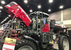 In late 2023, Massey Ferguson’s 500R sprayer was recognized with a 2024 AE50 award.  Photo: Greg Berg
