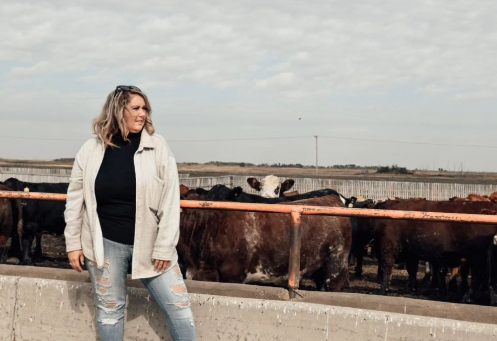 Courtney Gonda visits Pound-Maker, near Lanigan, Sask.