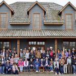 John Scott Productions at Longview, Alta., was one of the tours enjoyed by the World Charolais Congress delegates.