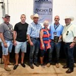 The Mapletoft family (Little Pipe Stone Ranch) being inducted into the Canadian Simmental Association Hall of Fame.