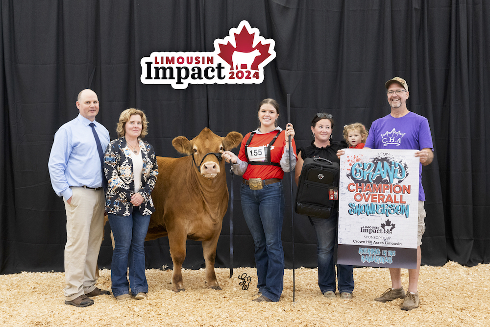Grand Champion Showperson Rebecca Hess.