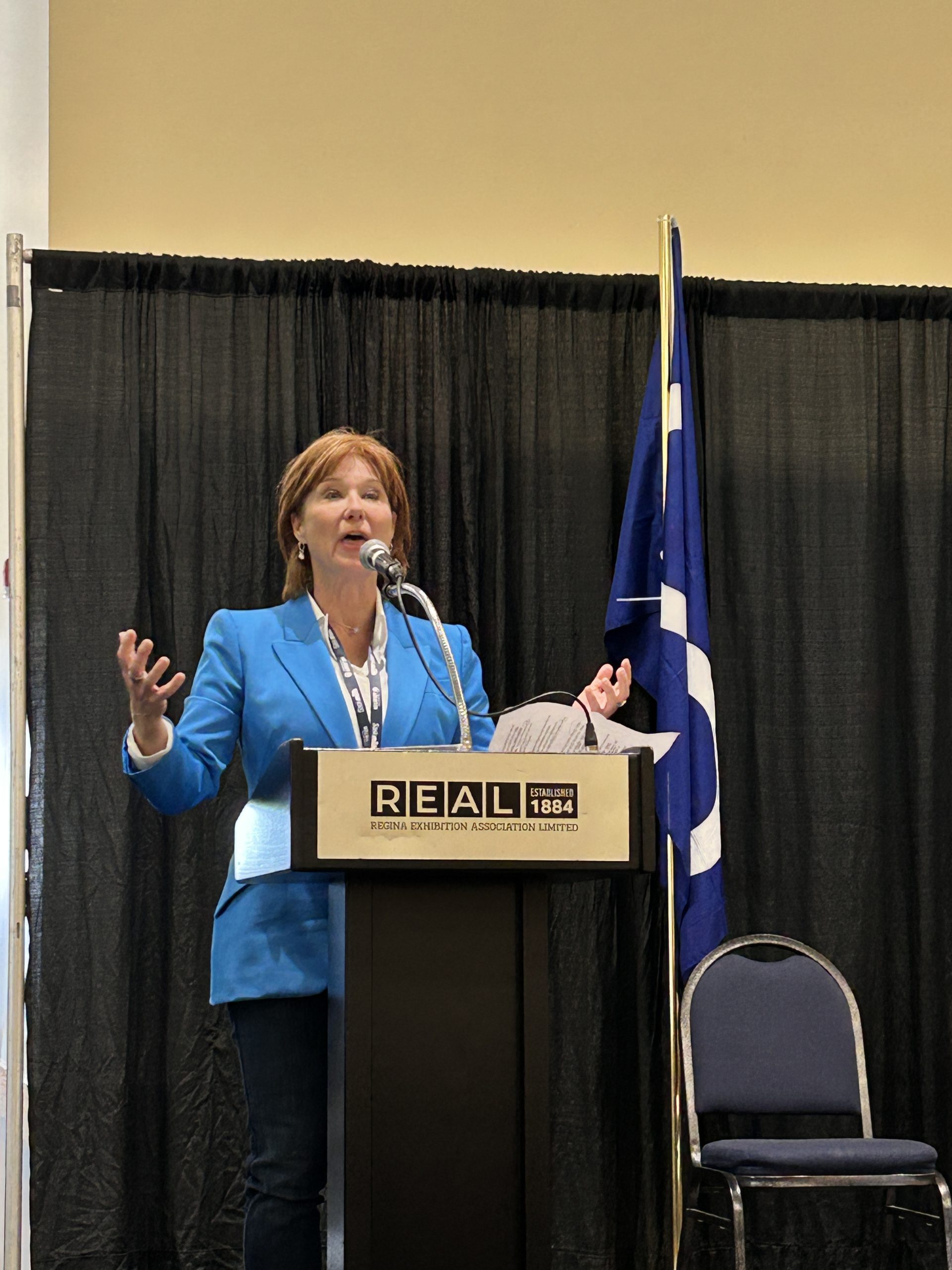 Former British Columbia premier Christy Clark says industries such as agriculture are important to economic growth for Indigenous communities, but there needs to be partnership to grow.