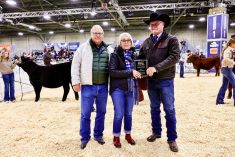 L to R: Brian and Lavonne Bouchard, CSA general manager Bruce Holmquist.