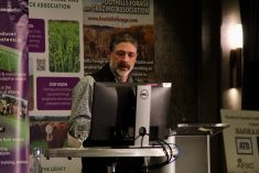Jerry Baerg at the Western Canada Conference on Soil Health and Grazing in Edmonton