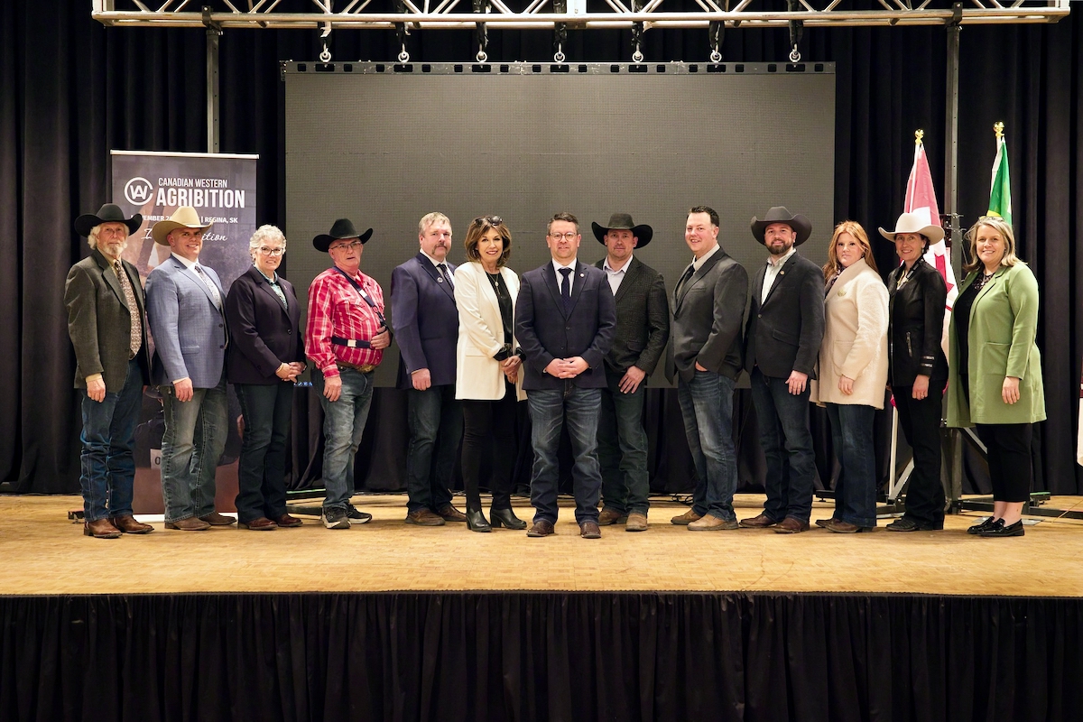 The newly elected 2025-26 Canadian Western Agribition board of directors