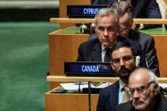 Canada’s Prime Minister Mark Carney attends the 80th United Nations General Assembly, at the U.N. headquarters in New York City, U.S., September 23, 2025. REUTERS/Jeenah Moon
