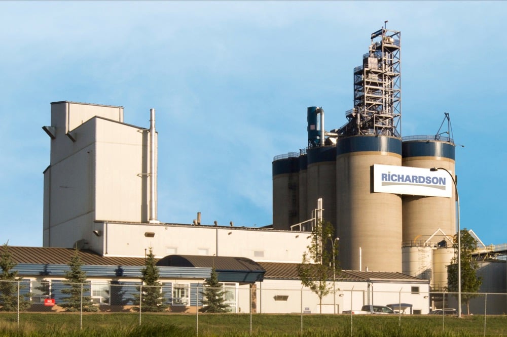 Richardson International’s Yorkton, Sask. canola crush plant. (CNW Group/Richardson International)
