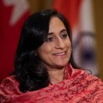 Anita Anand, the Canadian minister of foreign affairs, speaks to Reuters during an interview in Mumbai, India, October 14, 2025. Photo: REUTERS/Francis Mascarenhas