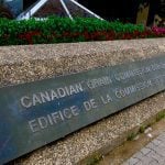 A nameplate outside the Canadian Grain Commission building in downtown Winnipeg. (Dave Bedard photo)