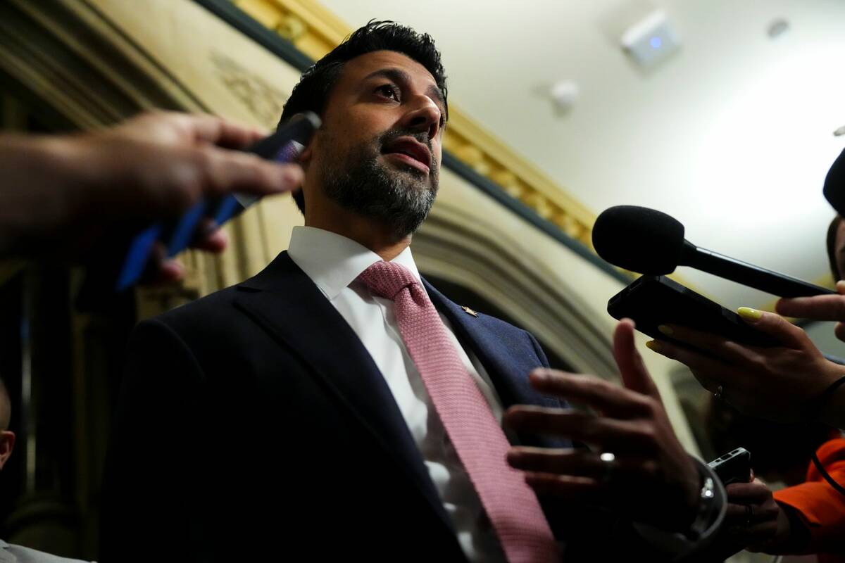 File Photo: Minister of International Trade Maninder Sidhu arrives for a caucus meeting Parliament Hill in Ottawa on Wednesday, June 11, 2025. Photo: Sean Kilpatrick/The Canadian Press via ZUMA Press
