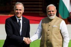 Canadian Prime Minister Mark Carney with his Indian counterpart, Narendra Modi, in New Delhi, India, March 2.
Modi’s government is set to make an announcement about its pulse import duties on March 31. REUTERS/Adnan Abidi
